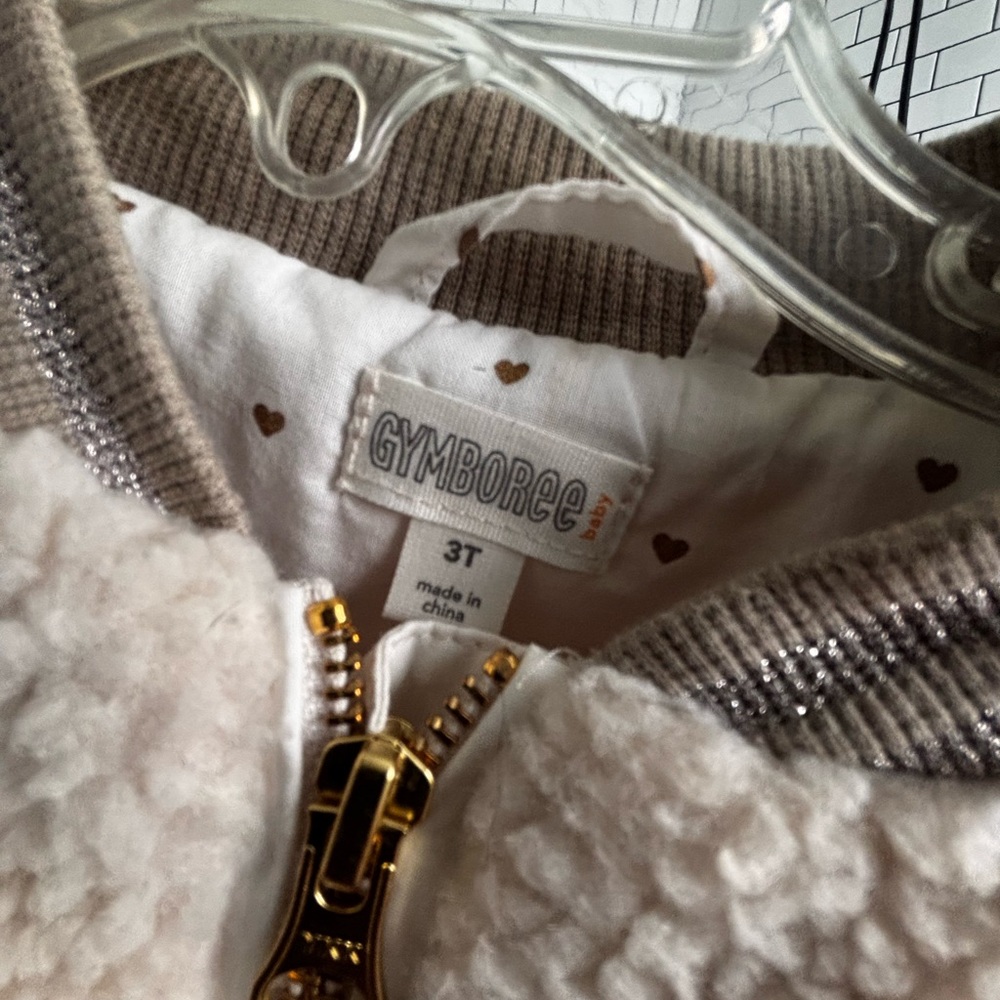 Gymboree Cream Sherpa Kids Jacket